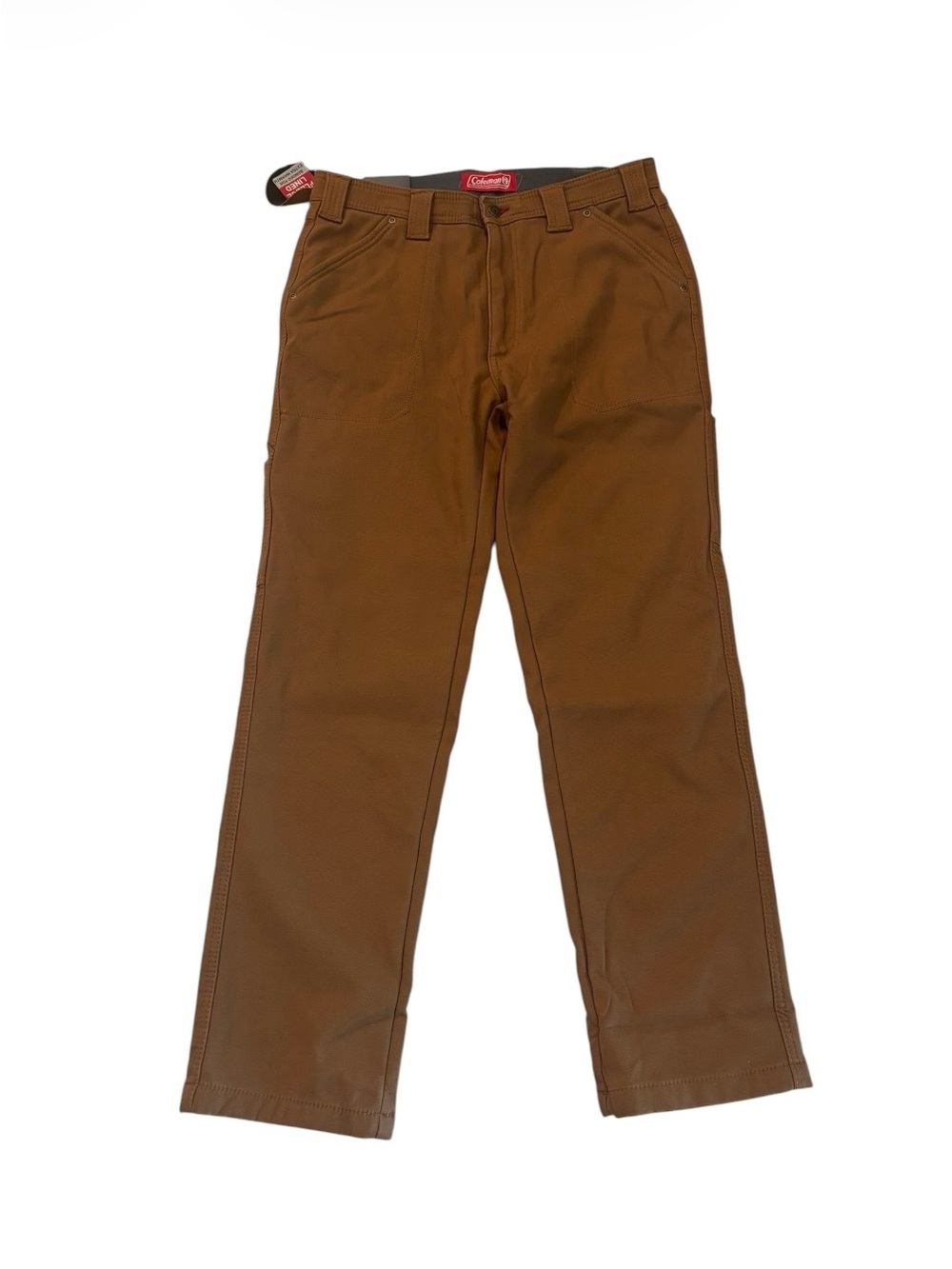 NWT Coleman Men's Brown Work Pants 32”Wx32”L